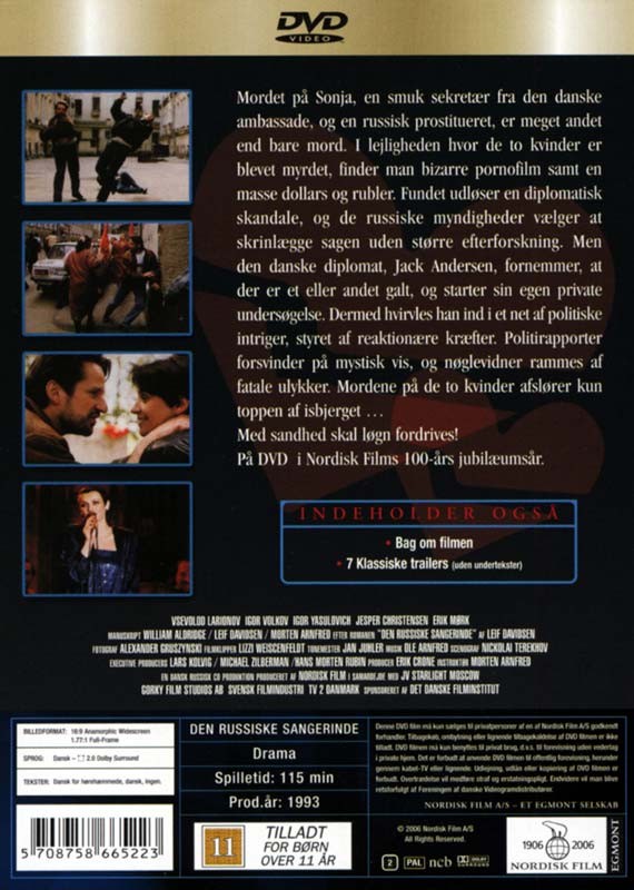Den russiske sangerinde - DVD