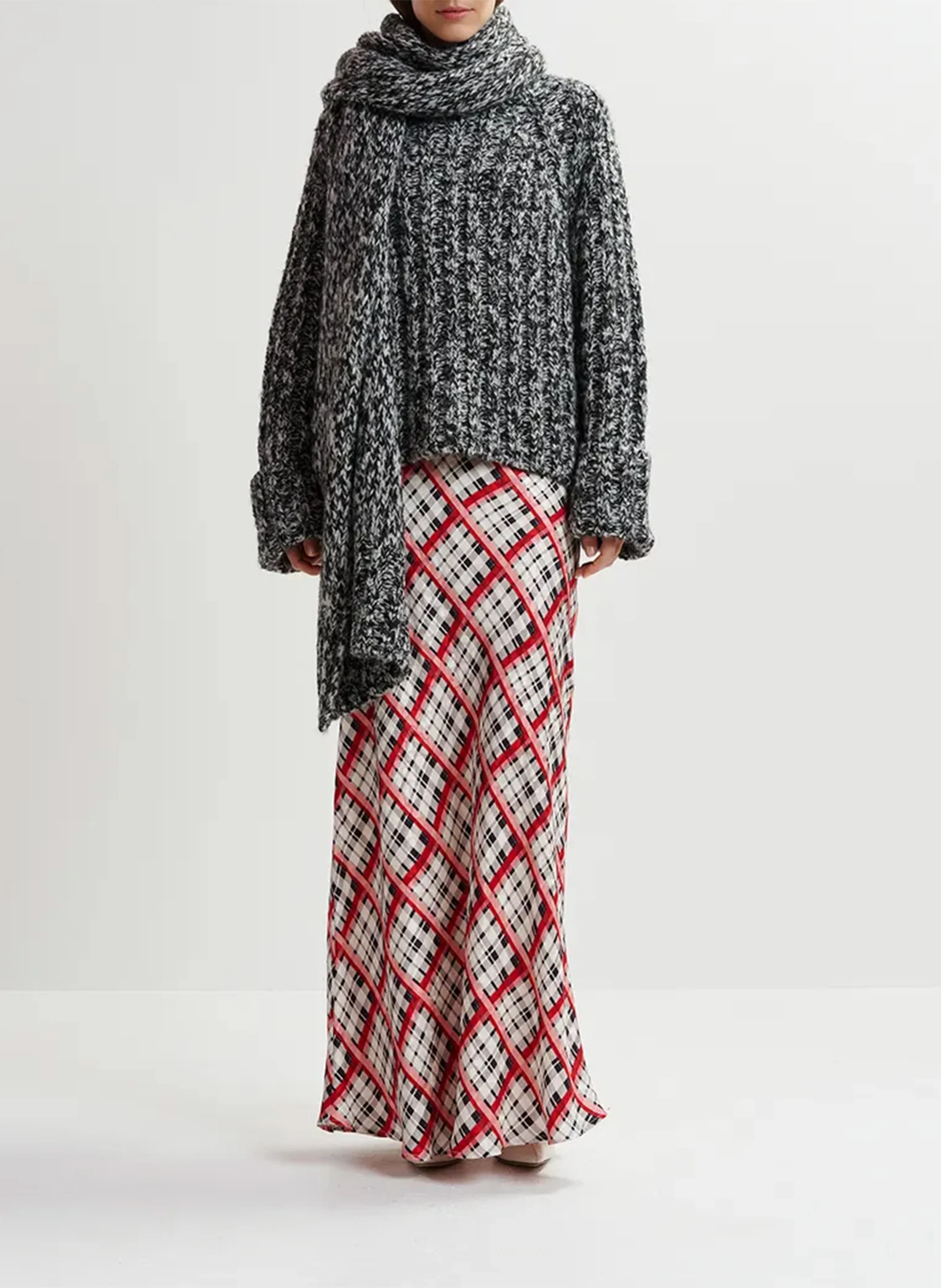 GENERA - Pull oversize en maille | Noir