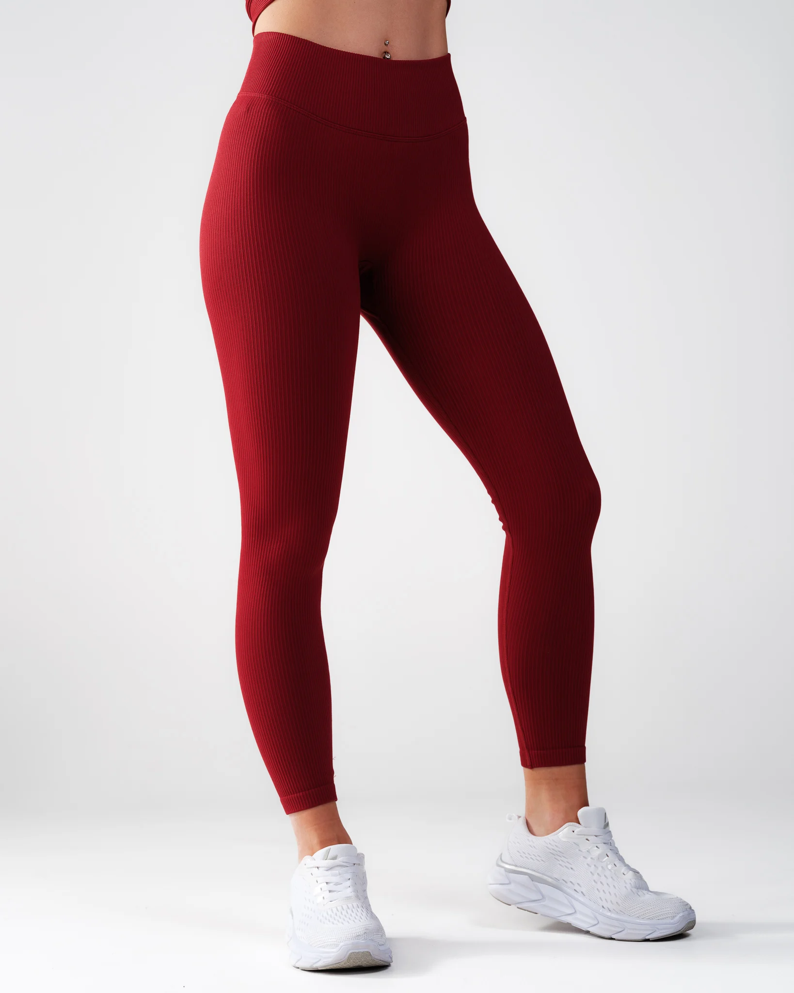 Bumpro Perfect Rib Scrunchie Tights Wine