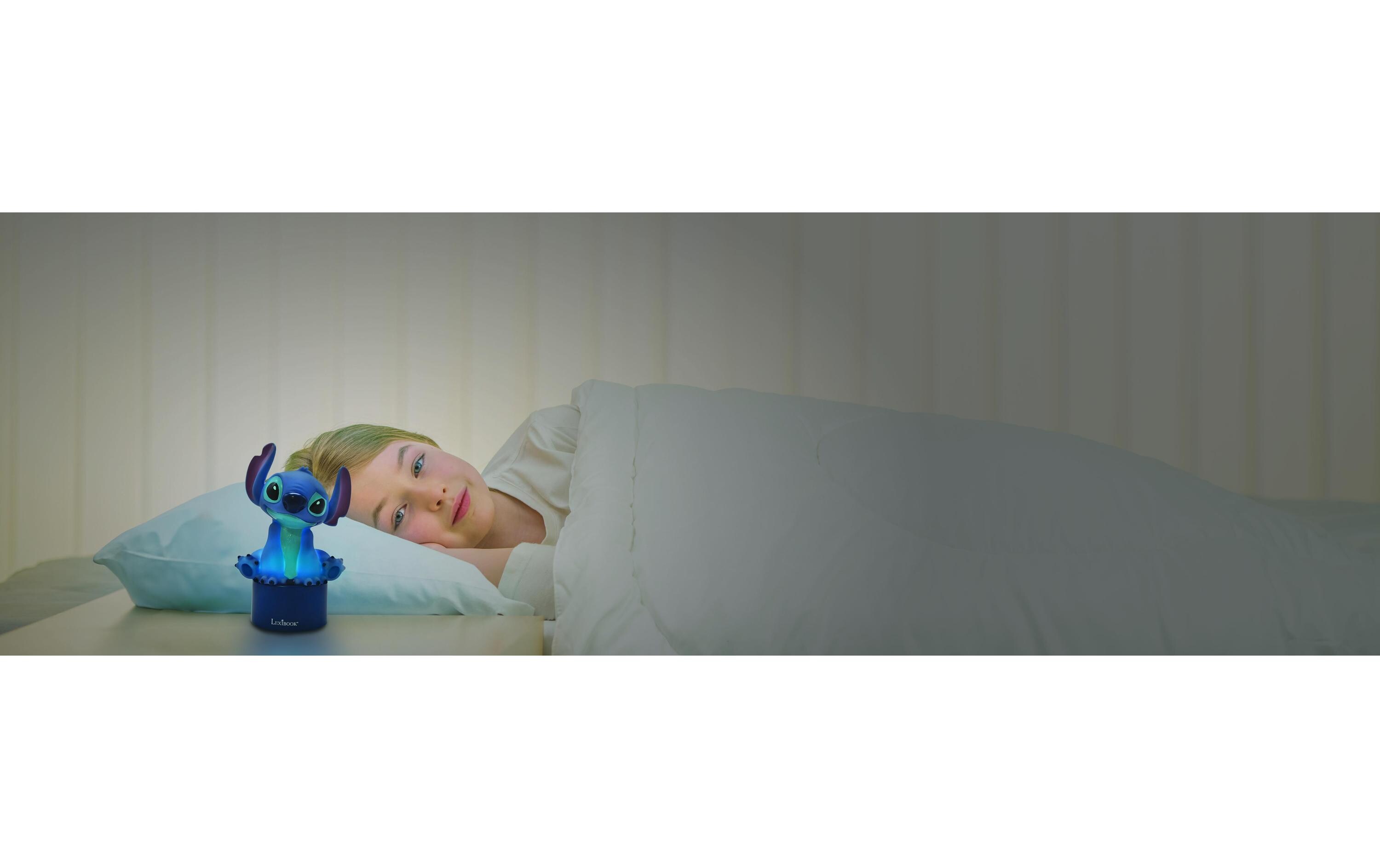 Stitch Nachtlicht-Lautsprecher Blau/TürkisAngenehmes Nachtlicht mit 3D Figur
