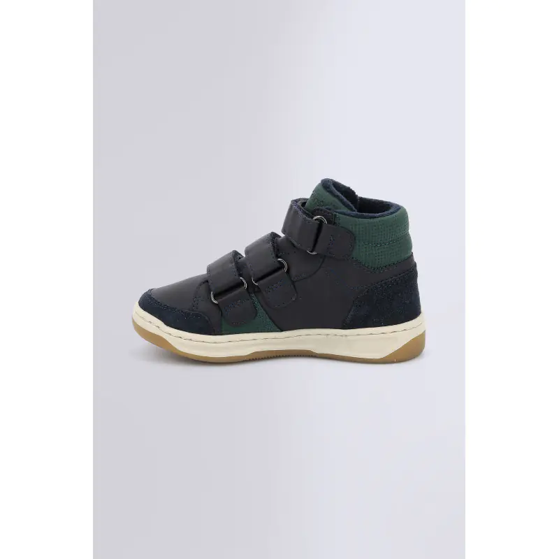 KROISY MARINE VERT SNEAKERS HAUTES Synthétique Garçon