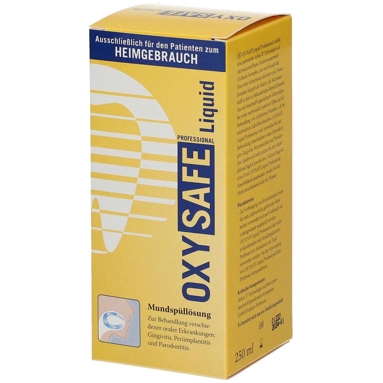 Oxysafe Liquid professionelle Mundspülung