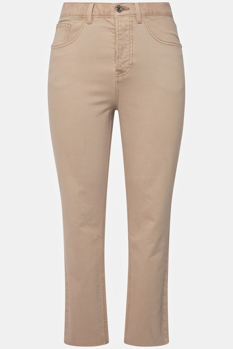 7/8-Mom-Jeans, Wide Legs, cutted Saum, 5-Pocket