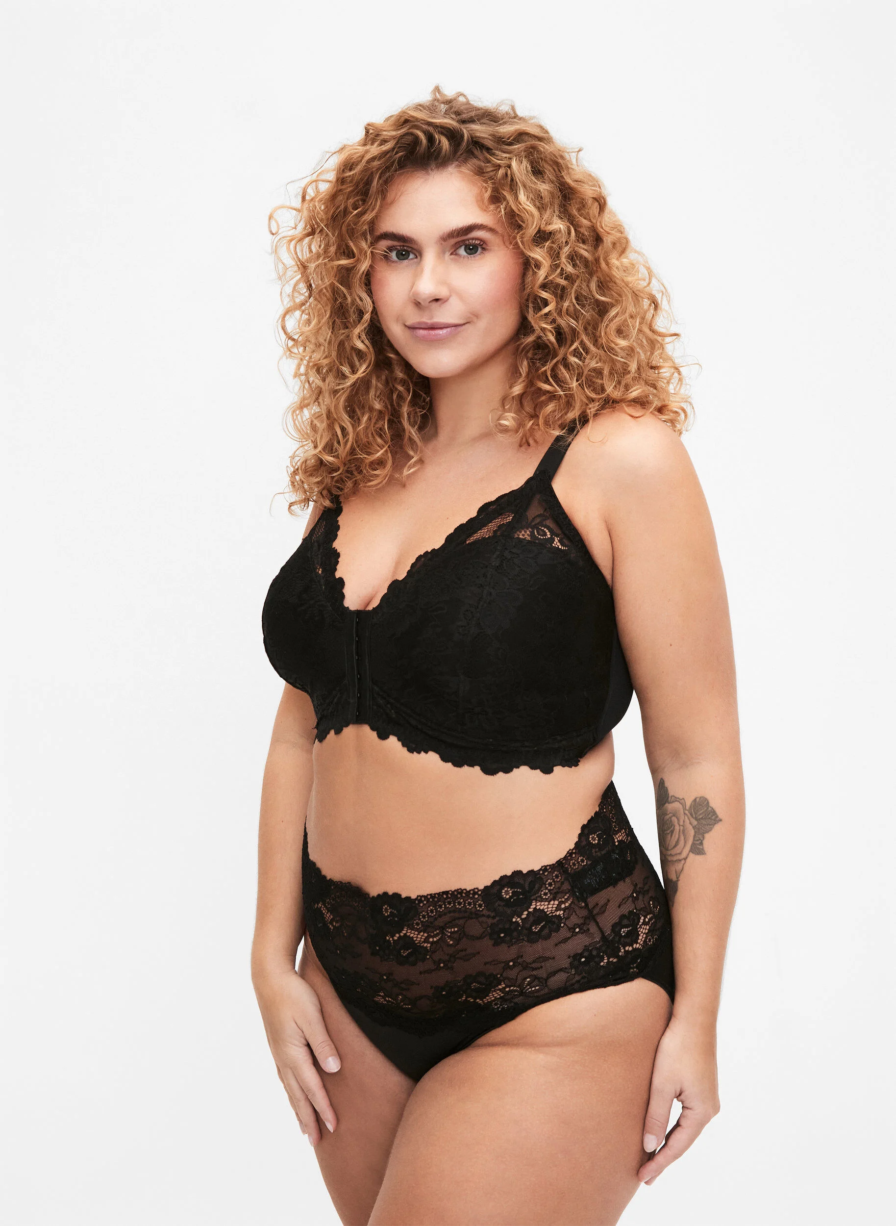 Blonde bh med frontlukning
