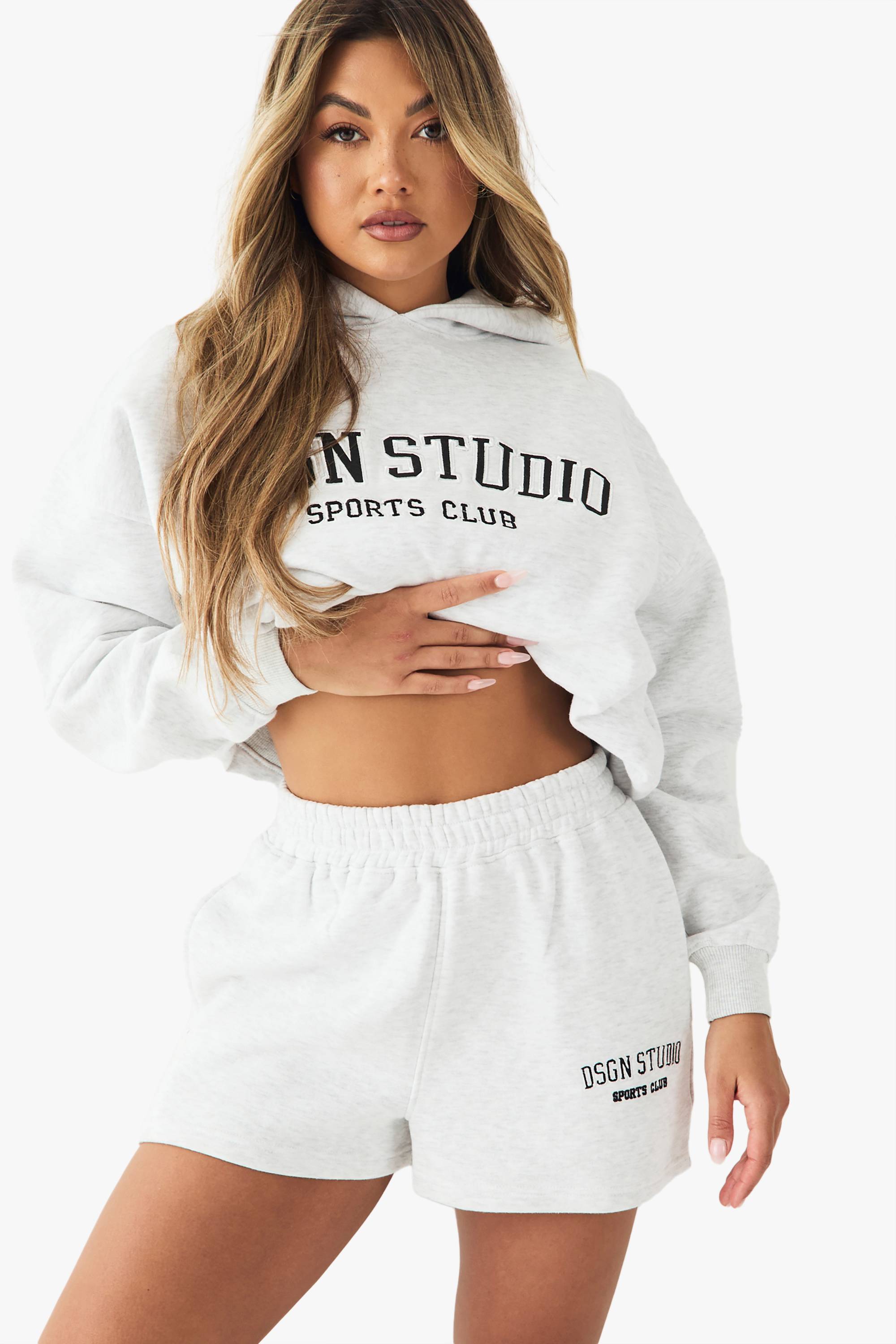 Short De Sport En Molleton Avec Appliqué Dsgn Studio Sports Club