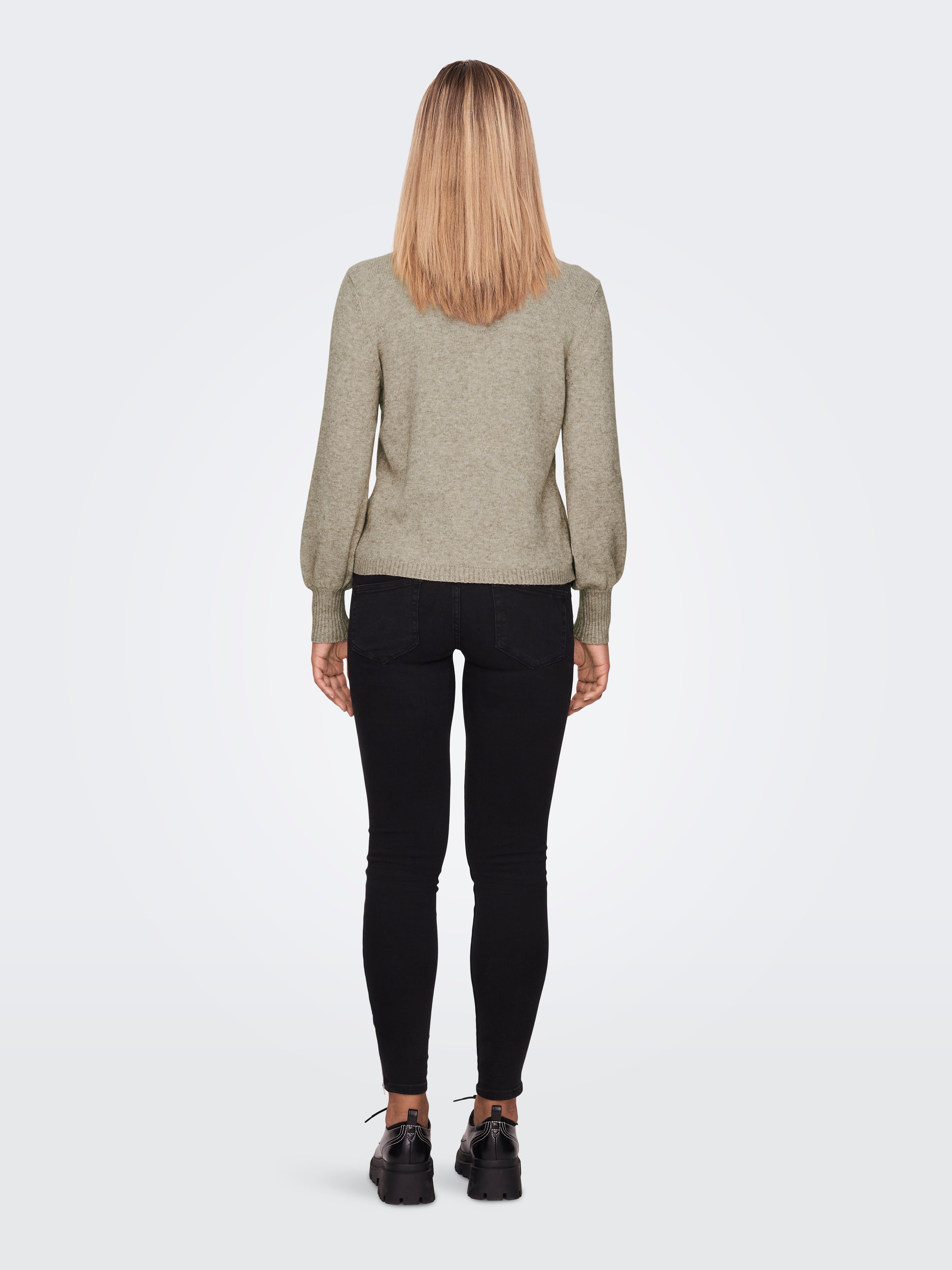 ONLLEVA Strickjacke Beige
