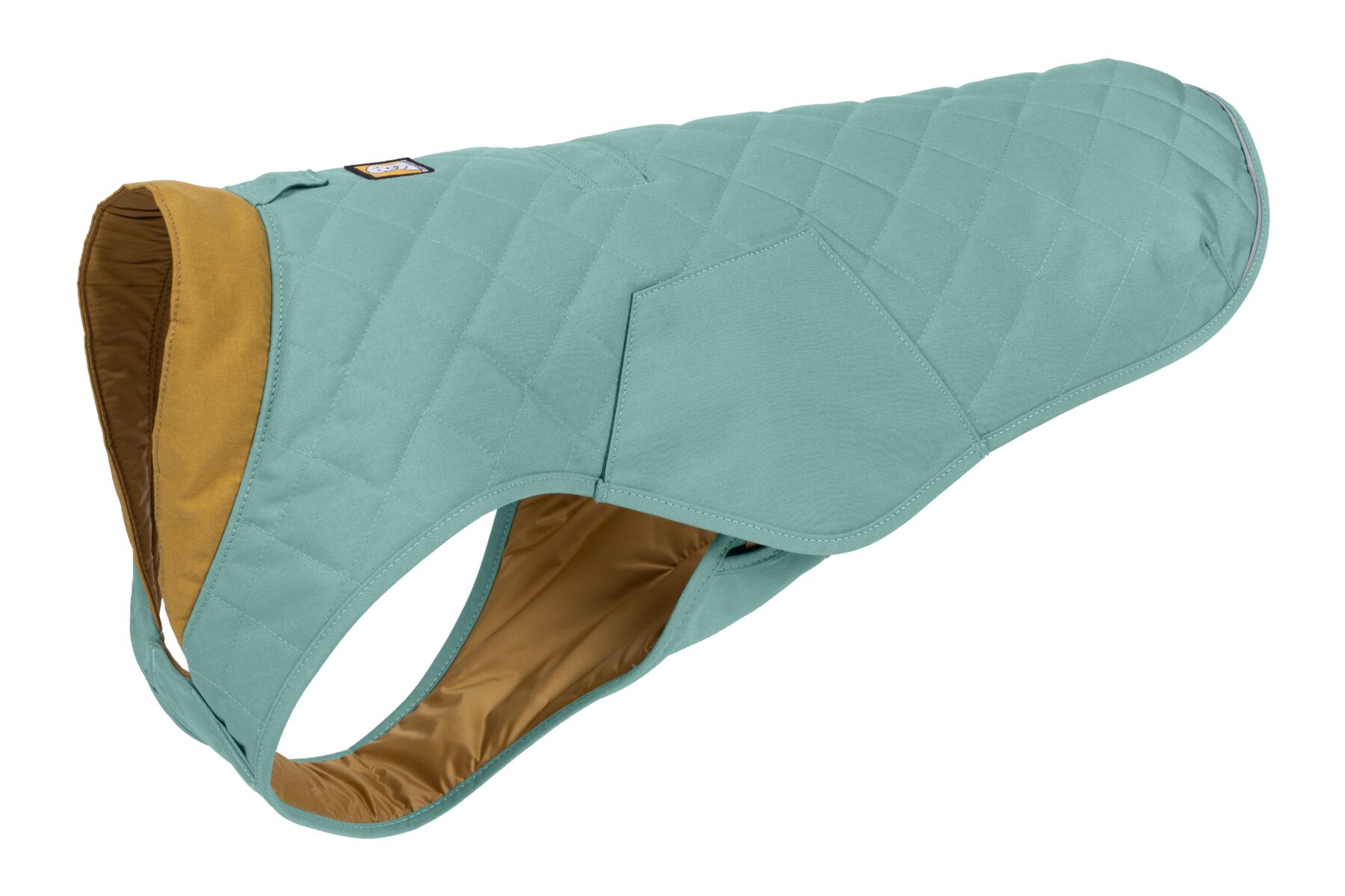 Veste matelassée stumptown™ résistant aux intempéries avec passage pour laisse. Couleur: river rock green (vert sauge), taille: l