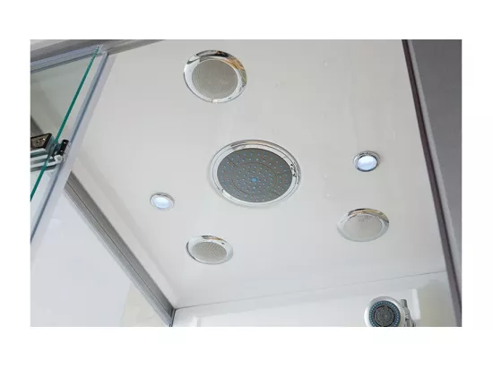 Combi Sauna Infrarouge Douche Hammam Boreal® IRH-180D - Droite