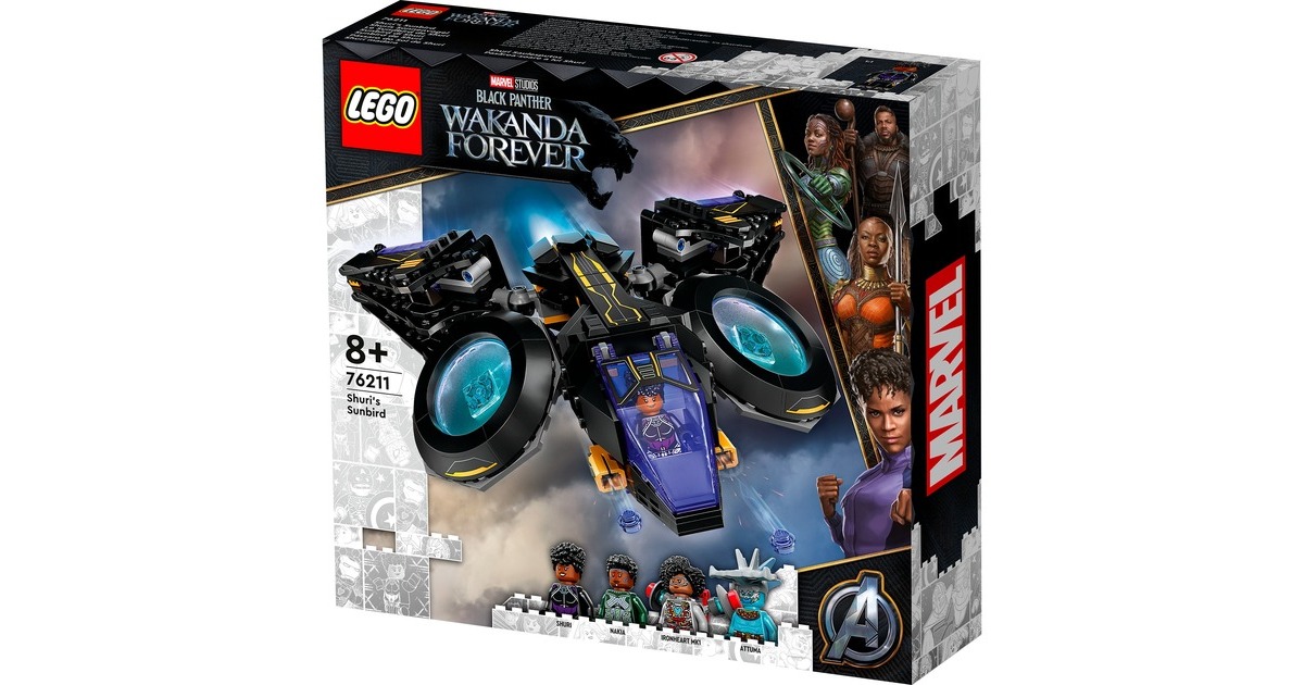 LEGOMarvel - Shuri's Sunbird Constructiespeelgoed  (76211)