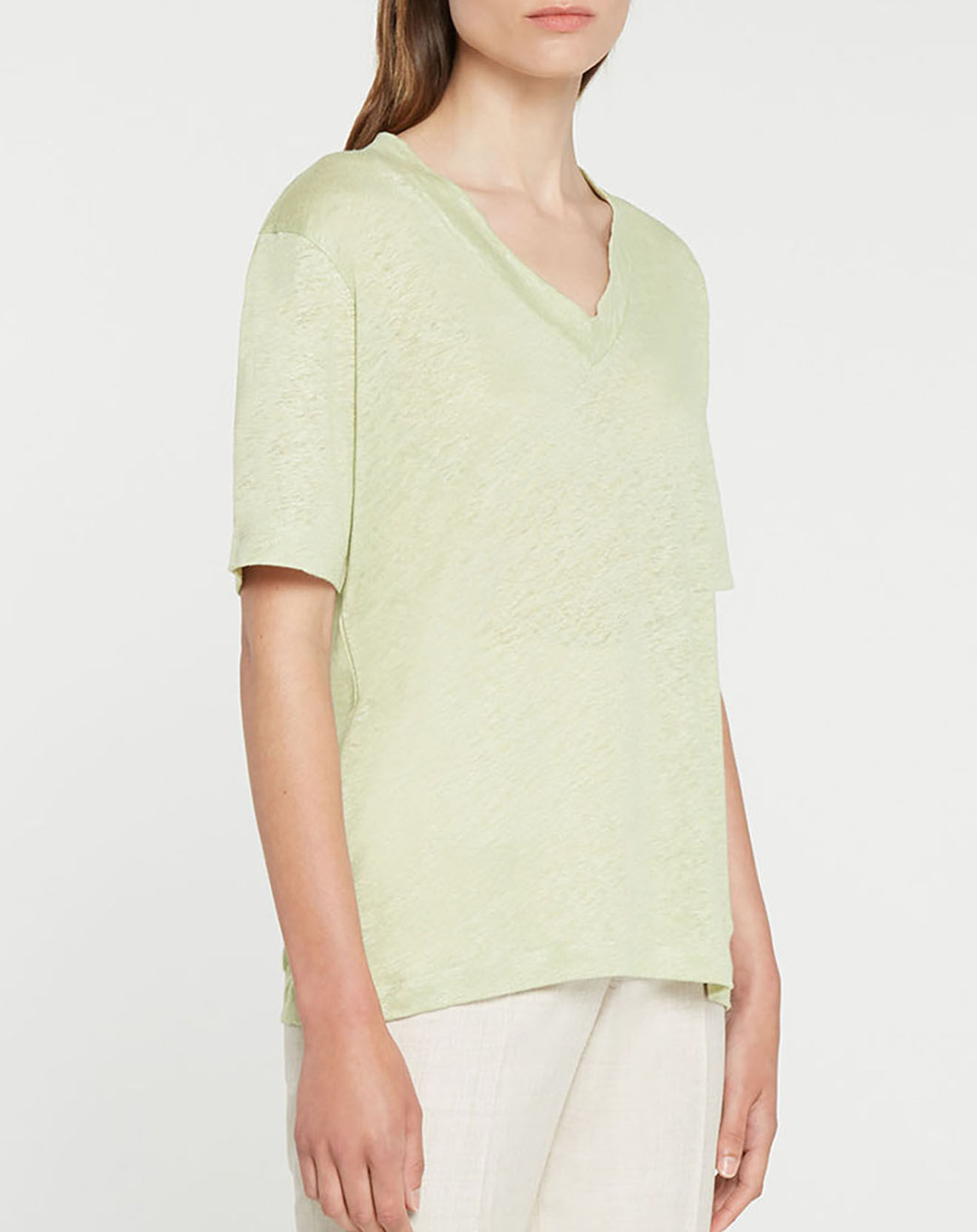 Jodhpur T-Shirt 100% Lin Matari vert