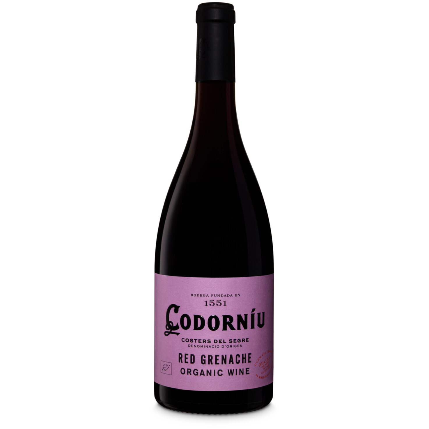 Valencia DO Red Grenache Organic Wine Codorníu -75cl