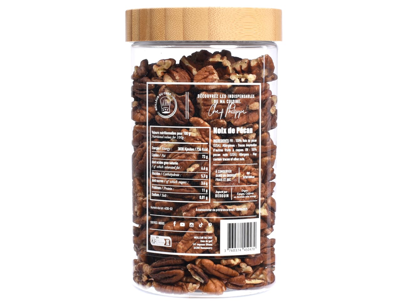 Noix de pécan - 400 g - Sélection Chef Philippe - Meilleur du Chef