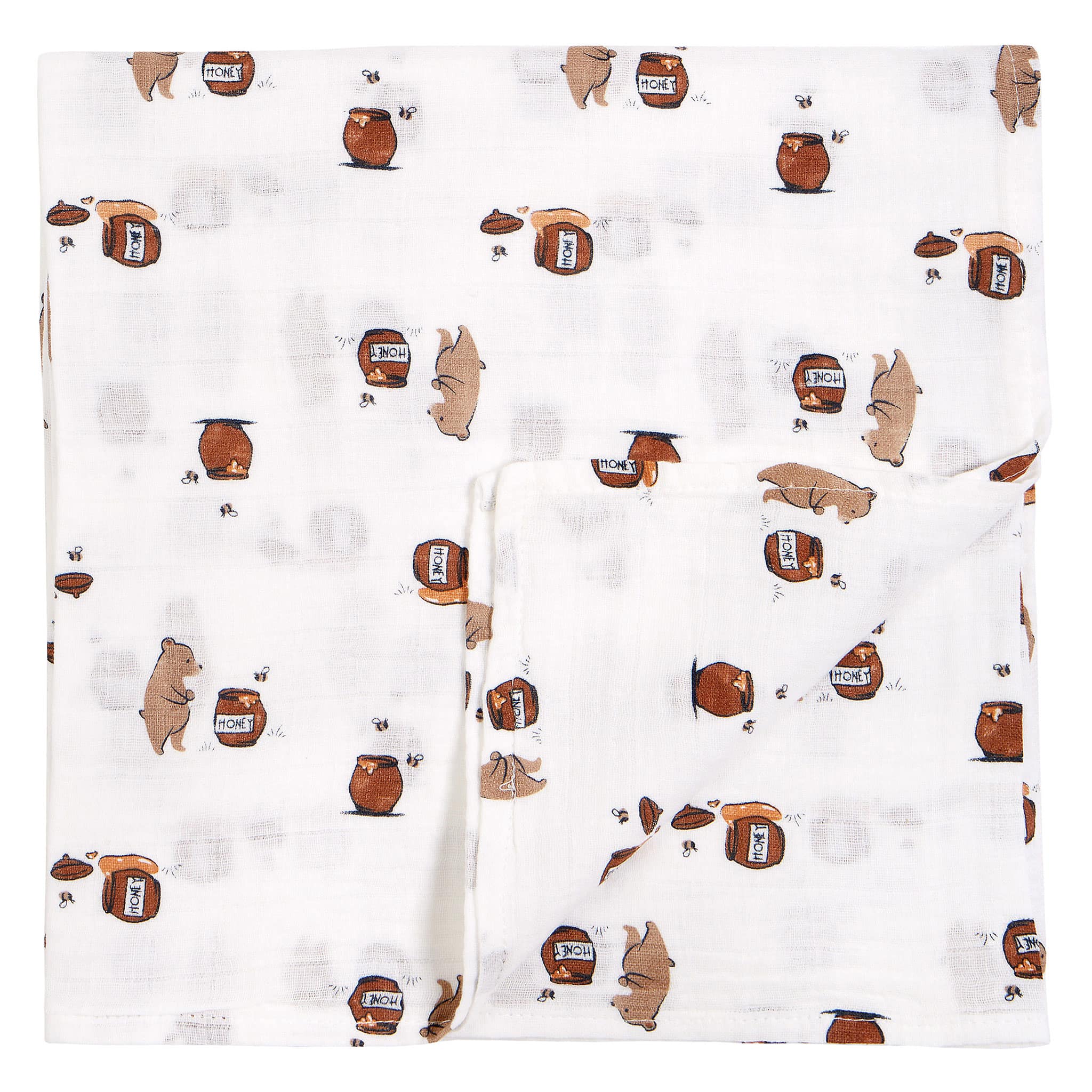 Petit Lem Ensemble de 2 Mousselines Ours