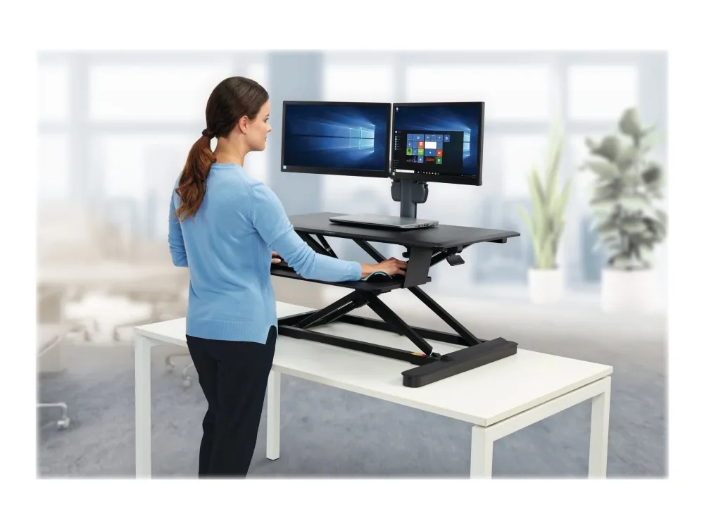 Kensington SmartFit® hæve/sænkebord Sort