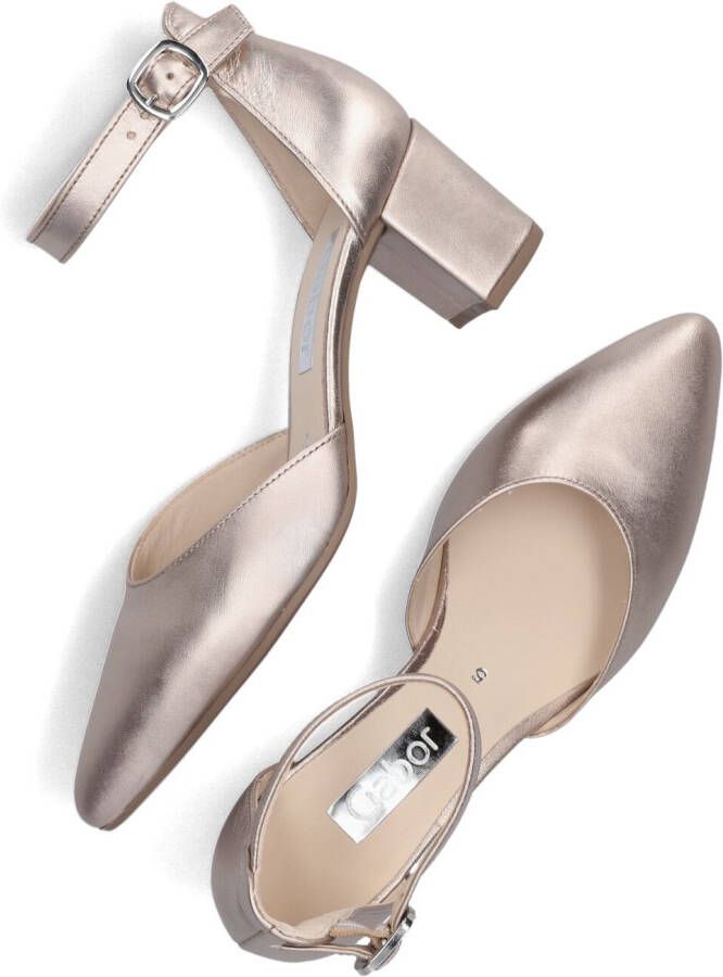 GABOR Sandalen met Hak Dames 340 Maat: 35 Materiaal: Leer Kleur: Goud
