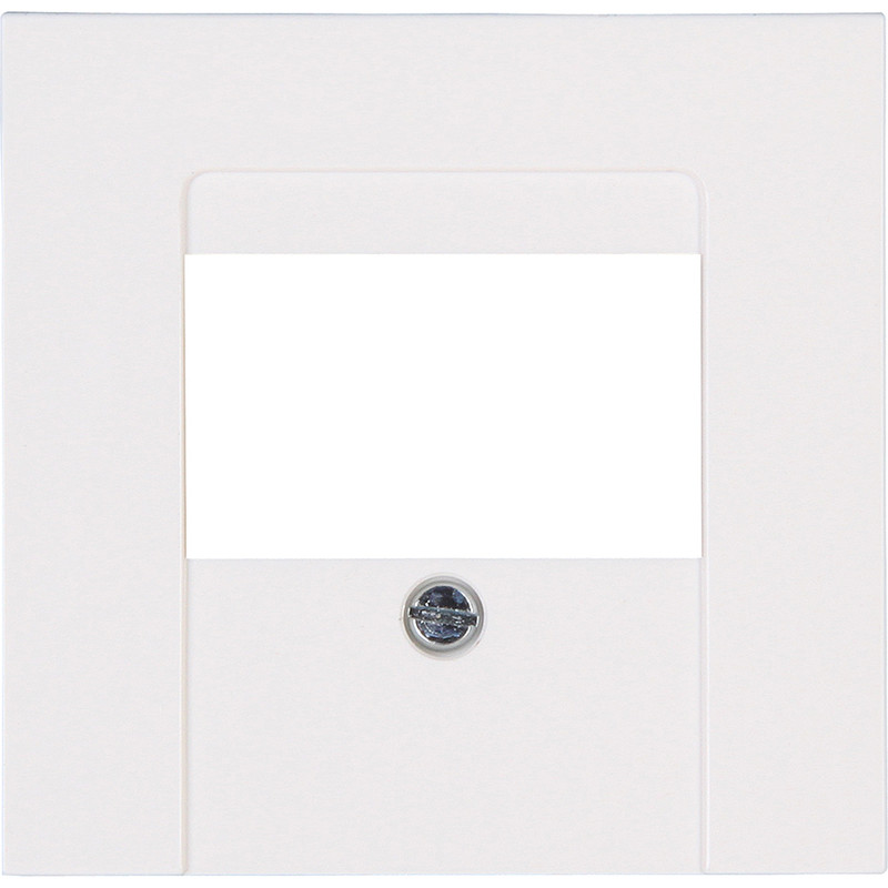 Kopp Athenis centraalplaat USB/TAE Glanzend wit