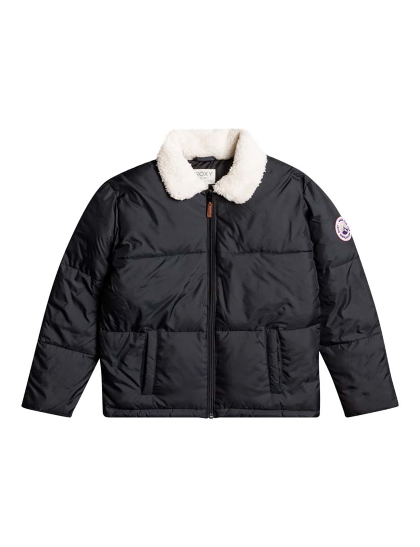 Roxy Girls Bomber Jacket Blinding Lights Black