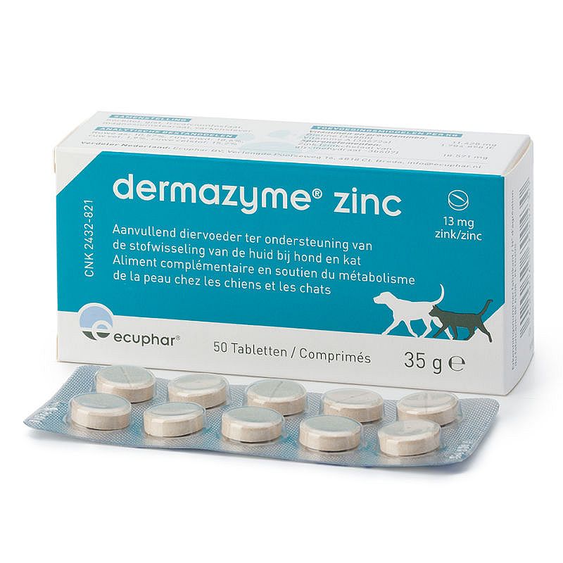 Dermazyme Zinc 50 tabletten | 10876