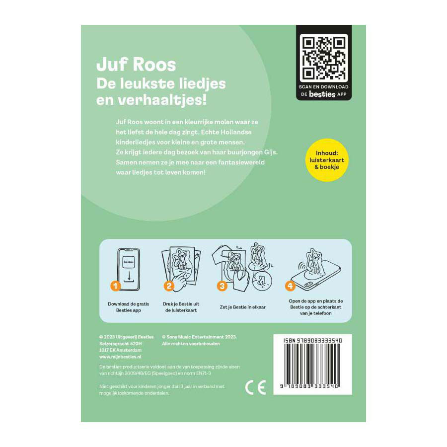 Juf RoosDe leukste liedjes en verhaaltjes Luisterkaart
