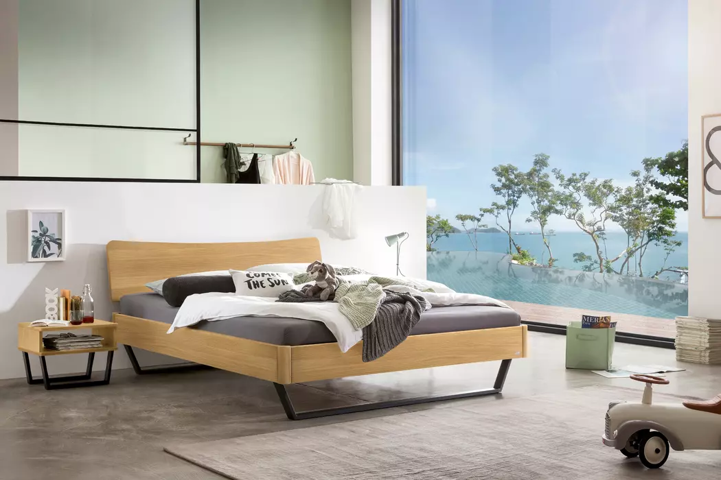 Massivholzbett Lounge 140 x 200 cm
