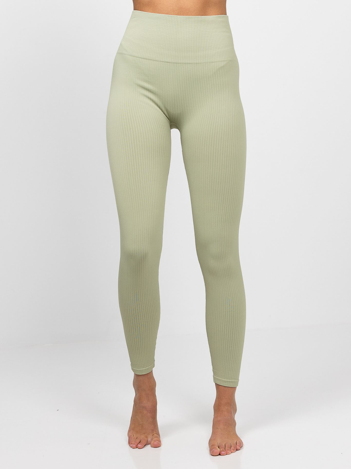 Seamless Rib High Waist Tights
