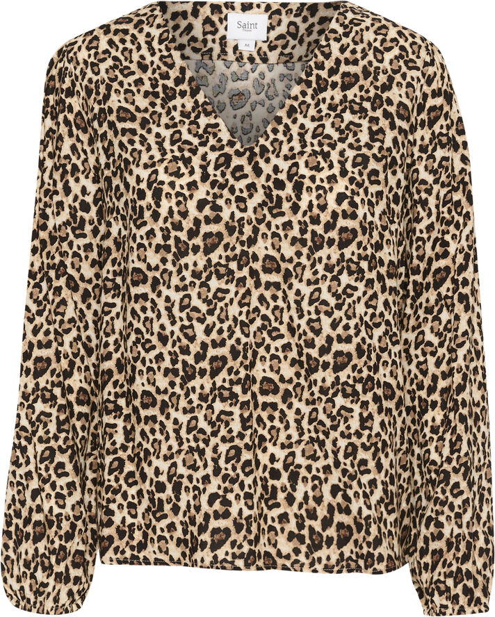 Saint Tropez GazelSZ Blouse Black reg leo