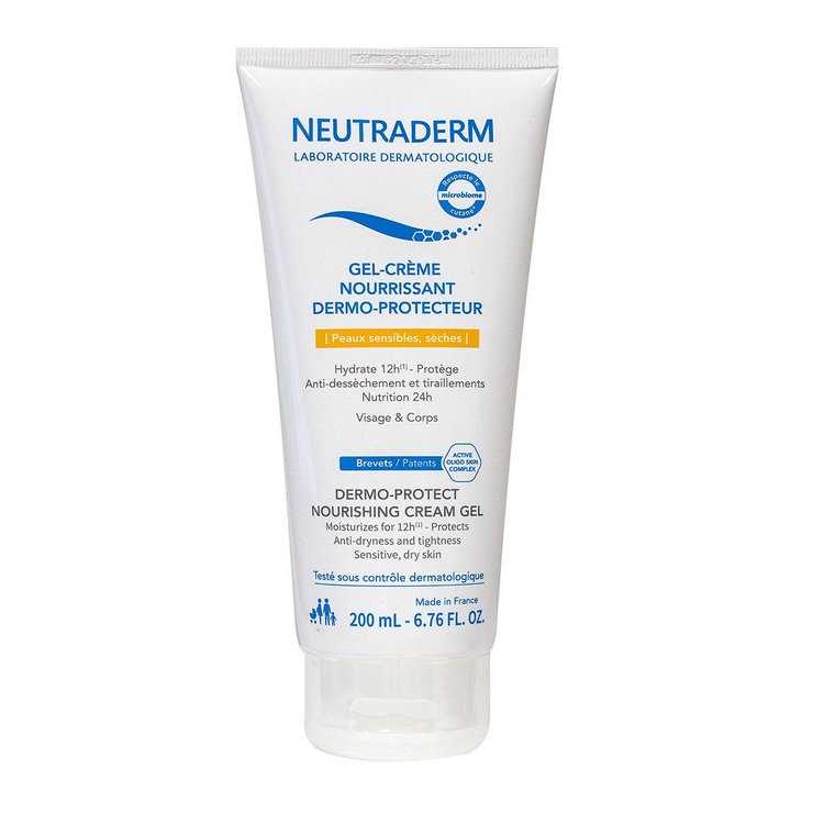 Gel crème nourrissant dermo-protecteur peau sèche 200ml