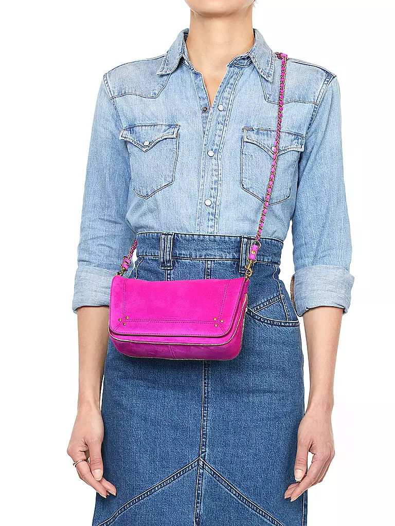 JEROME DREYFUSS Ledertasche - Mini Bag BOBI Small pink