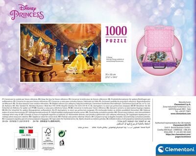Disney Princess Puslespill Stresskoffert Skjønnheten og Udyret 1000 Brikker