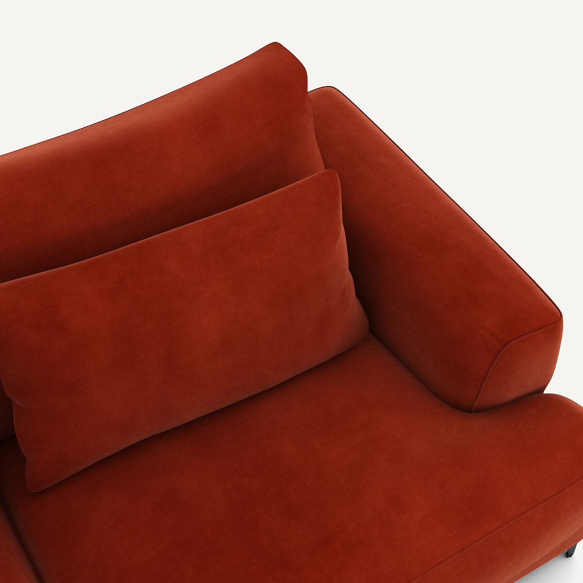 AM.PM<br>Sofá-cama de 3 lugares em veludo, Marsile