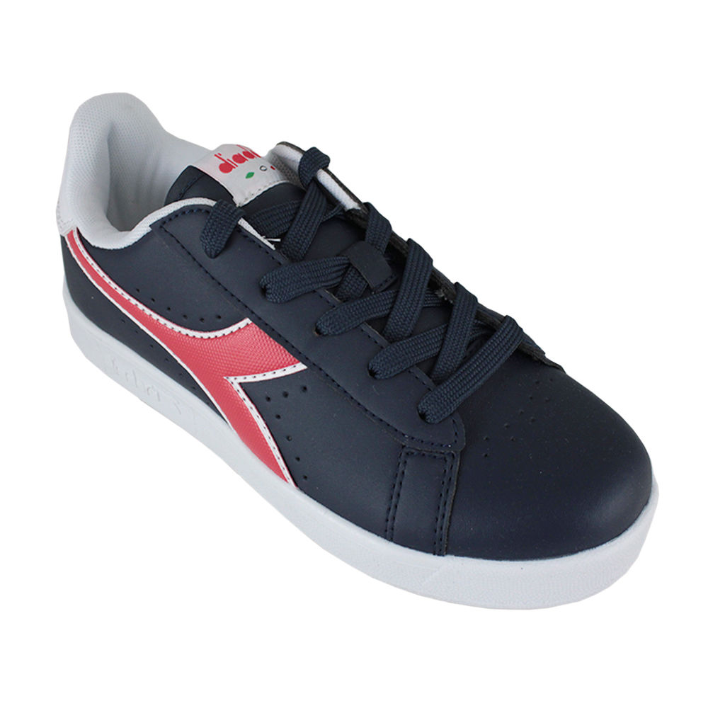 Tênis Diadora 101.173323 01 C8594 Preto Íris/Vermelho Papoula/Branco
