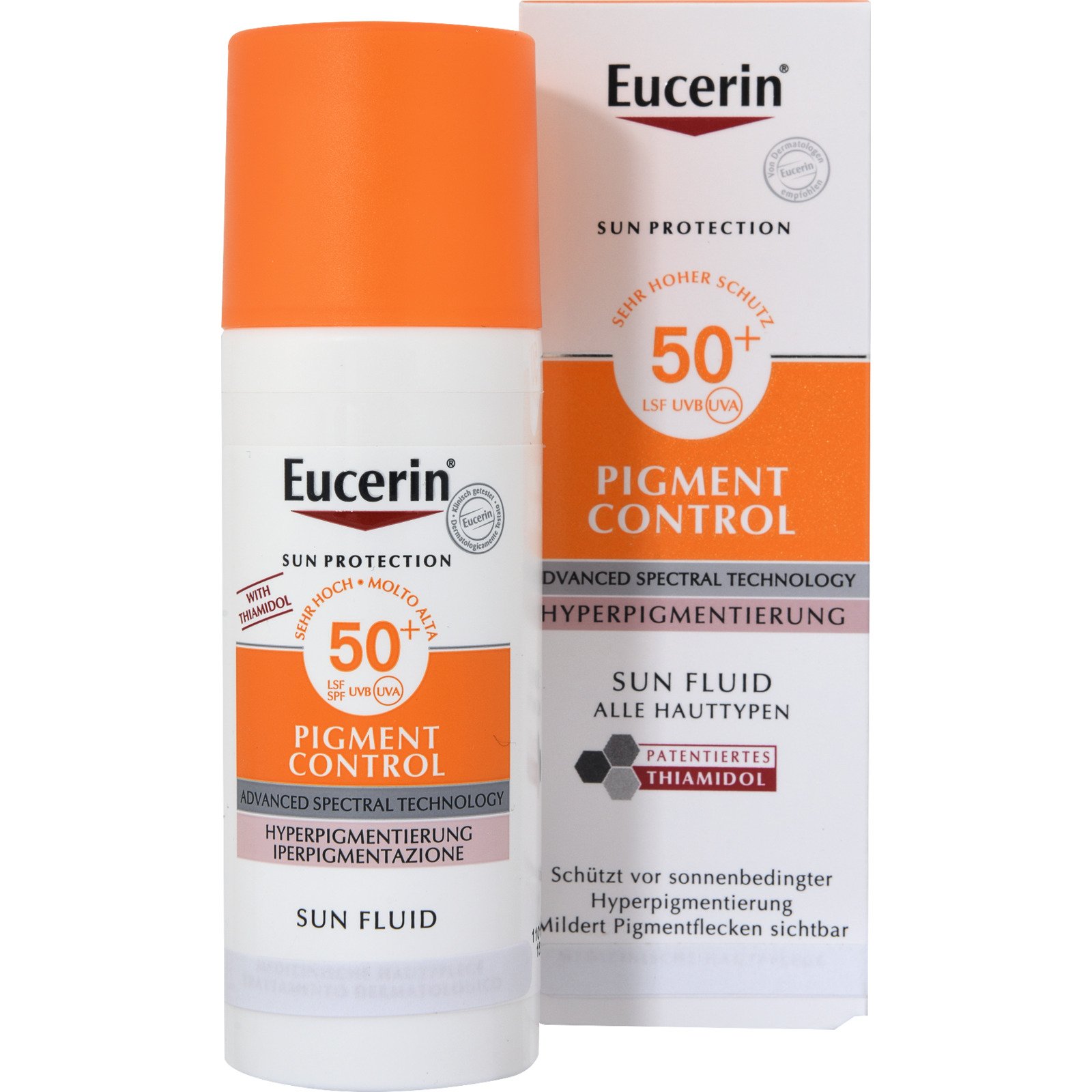 Eucerin Sun Fluid Pigment Control 50+ 50 ml