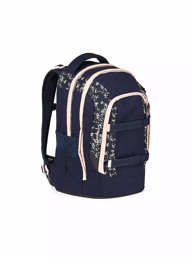 SATCH Schulrucksack Pack - Bloomy Breeze dunkelblau