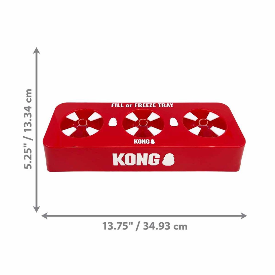 KONG - Kong Fill Or Freeze Tray 35X13,5X7Cm