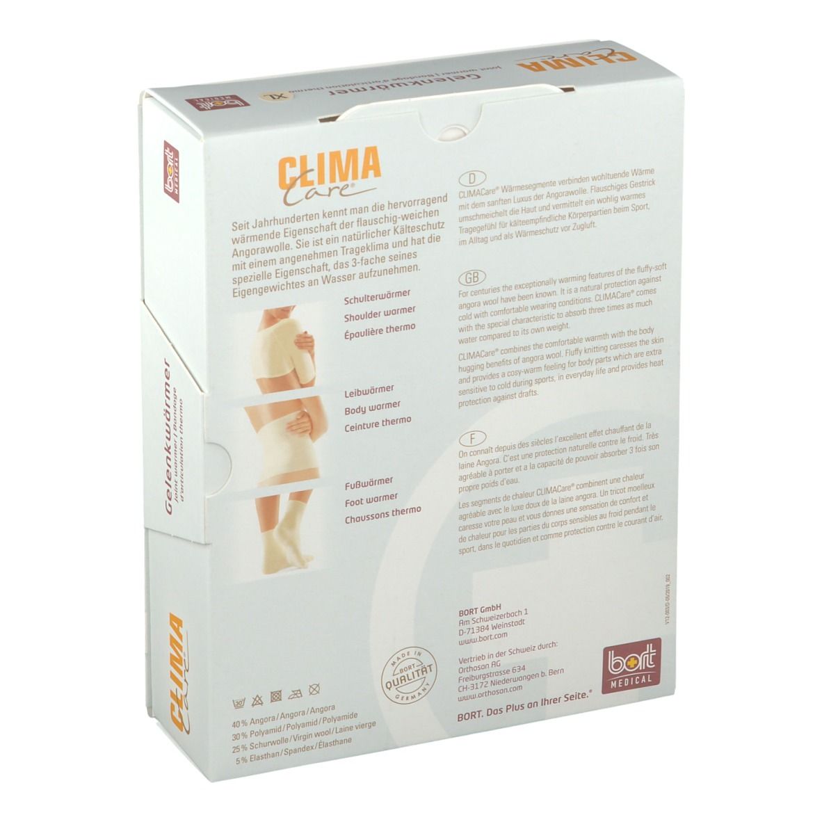 BORT CLIMACare® Gelenkwärmer Gr. XL haut