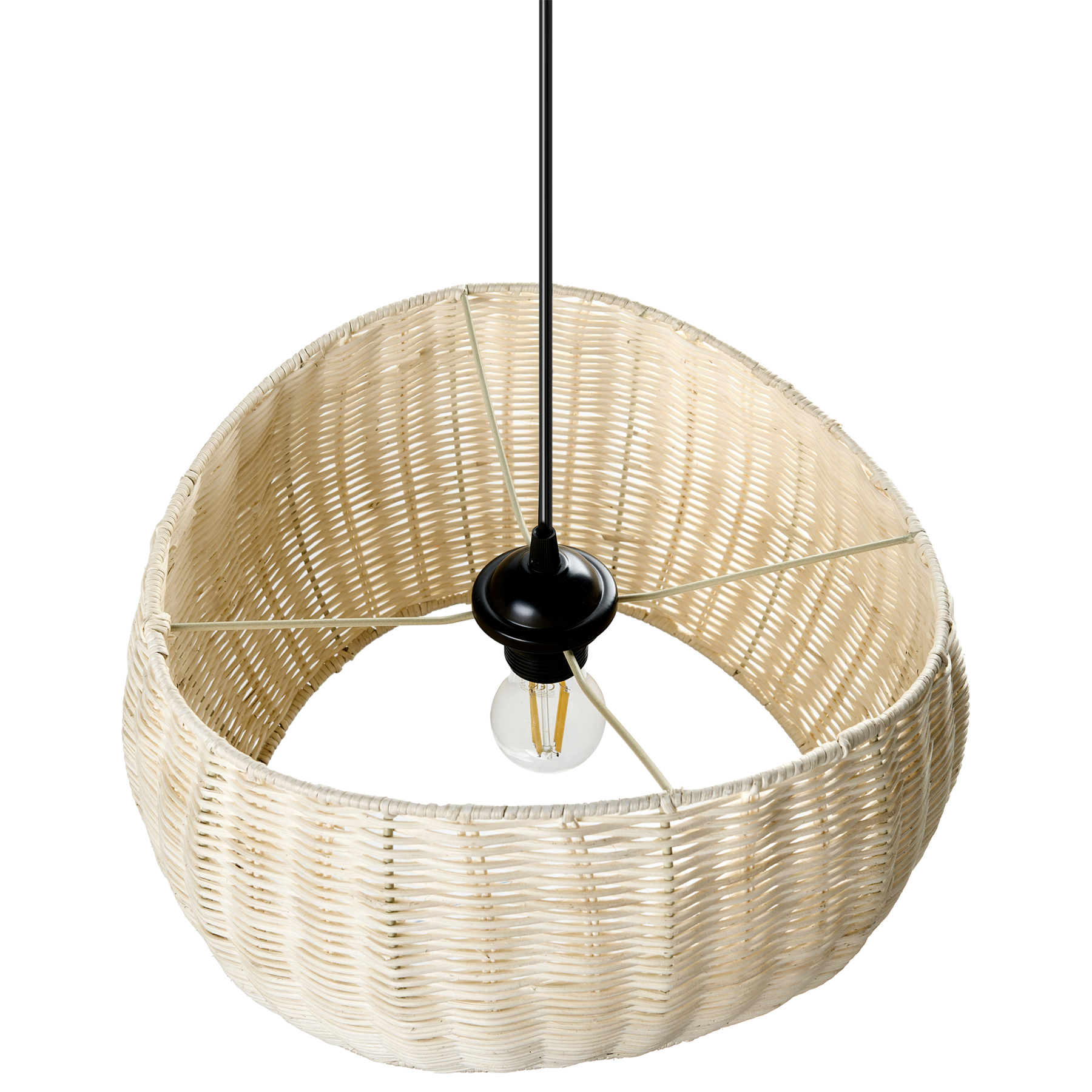 Beliani - COAMO - Hanglamp - Naturel - Rotan