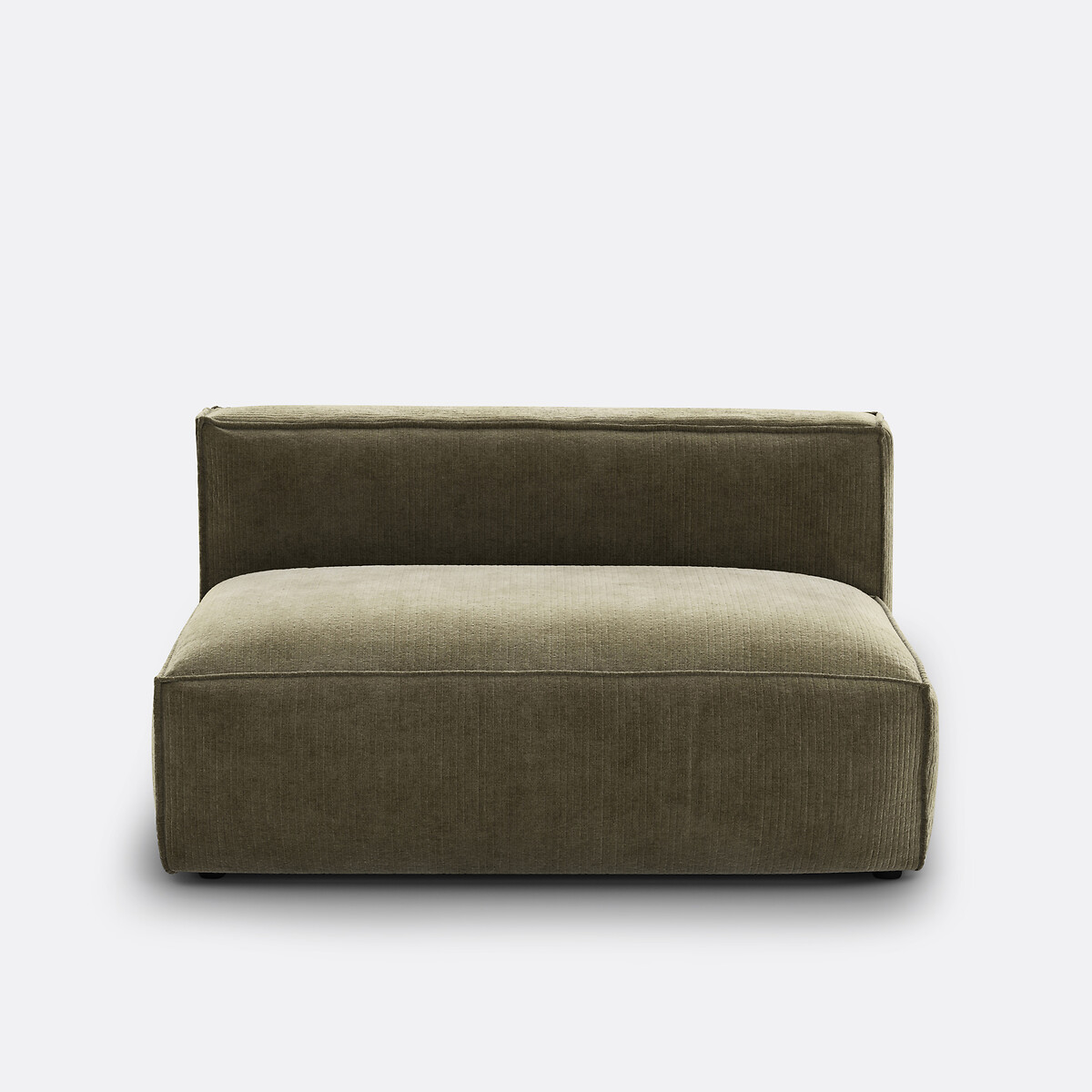 LA REDOUTE INTERIEURS<br>Sofá modular em veludo vintage canelado, Seven