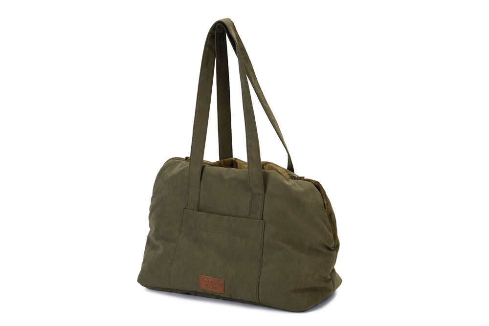 Designed by Lotte Bundu - Draagtas Hond - groen