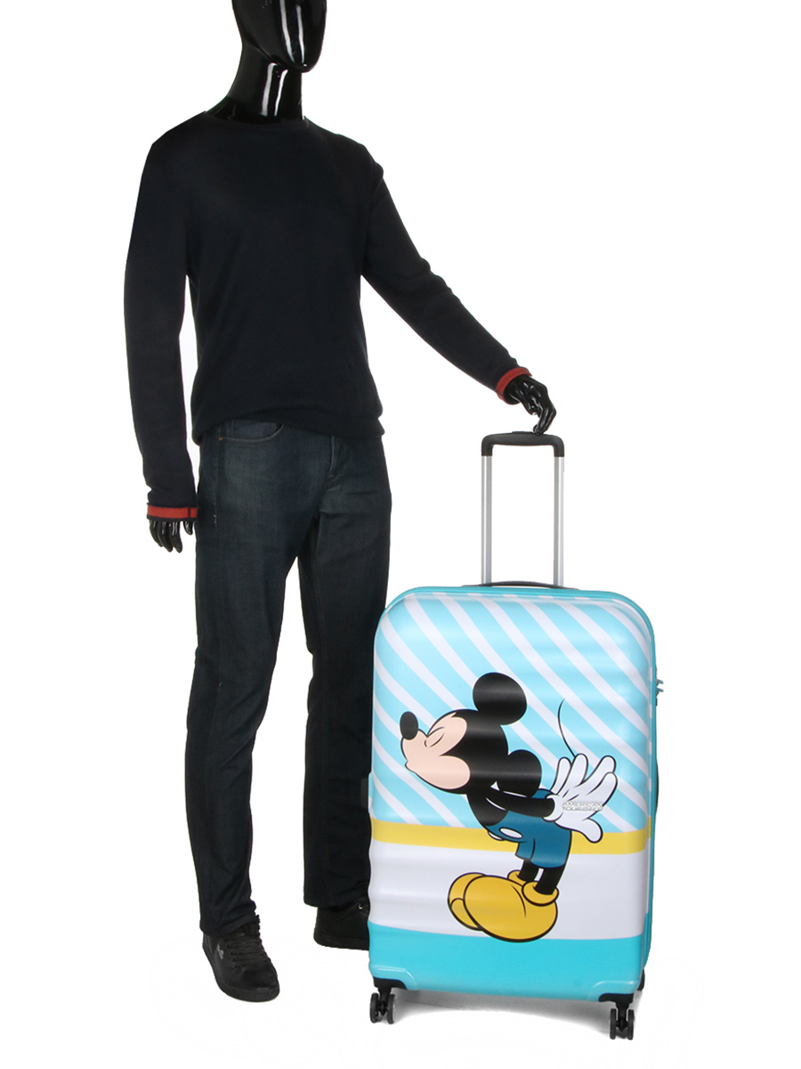 Valise  by American Tourister Mickey Blue Kiss 77 cm