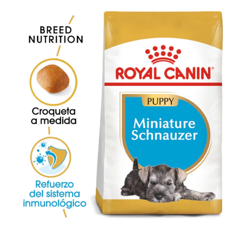 Ração Royal Canin para filhotes de Schnauzer Miniatura