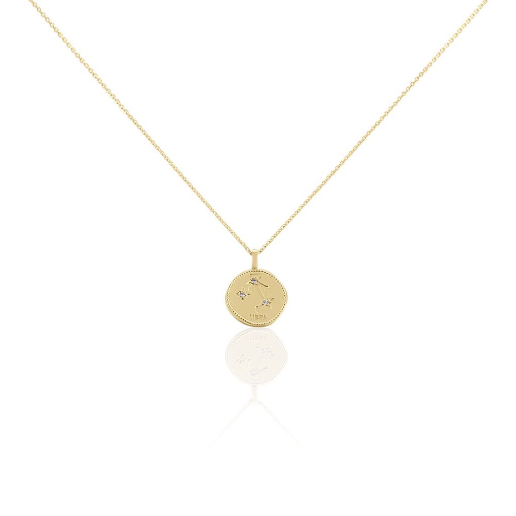 Collier Iago Plaqué Or Oxydes De Zirconium