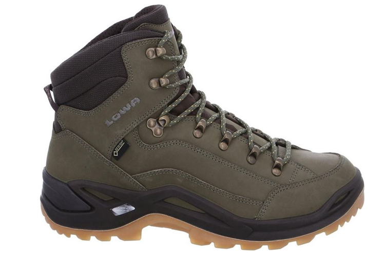 LOWA 310945 7193 RENEGADE GTX MID Wandelschoenen Forest/dark-brown