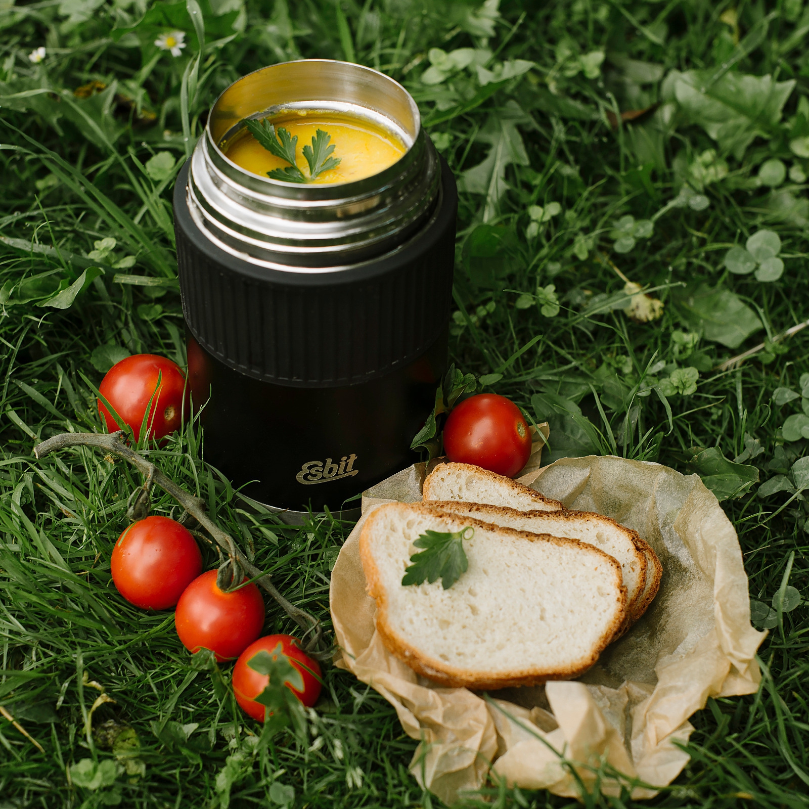Esbit Sculptor Edelstahl Food-Thermobehälter 1L - schwarz