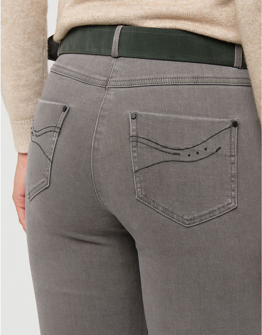 Jean gris slim stretch