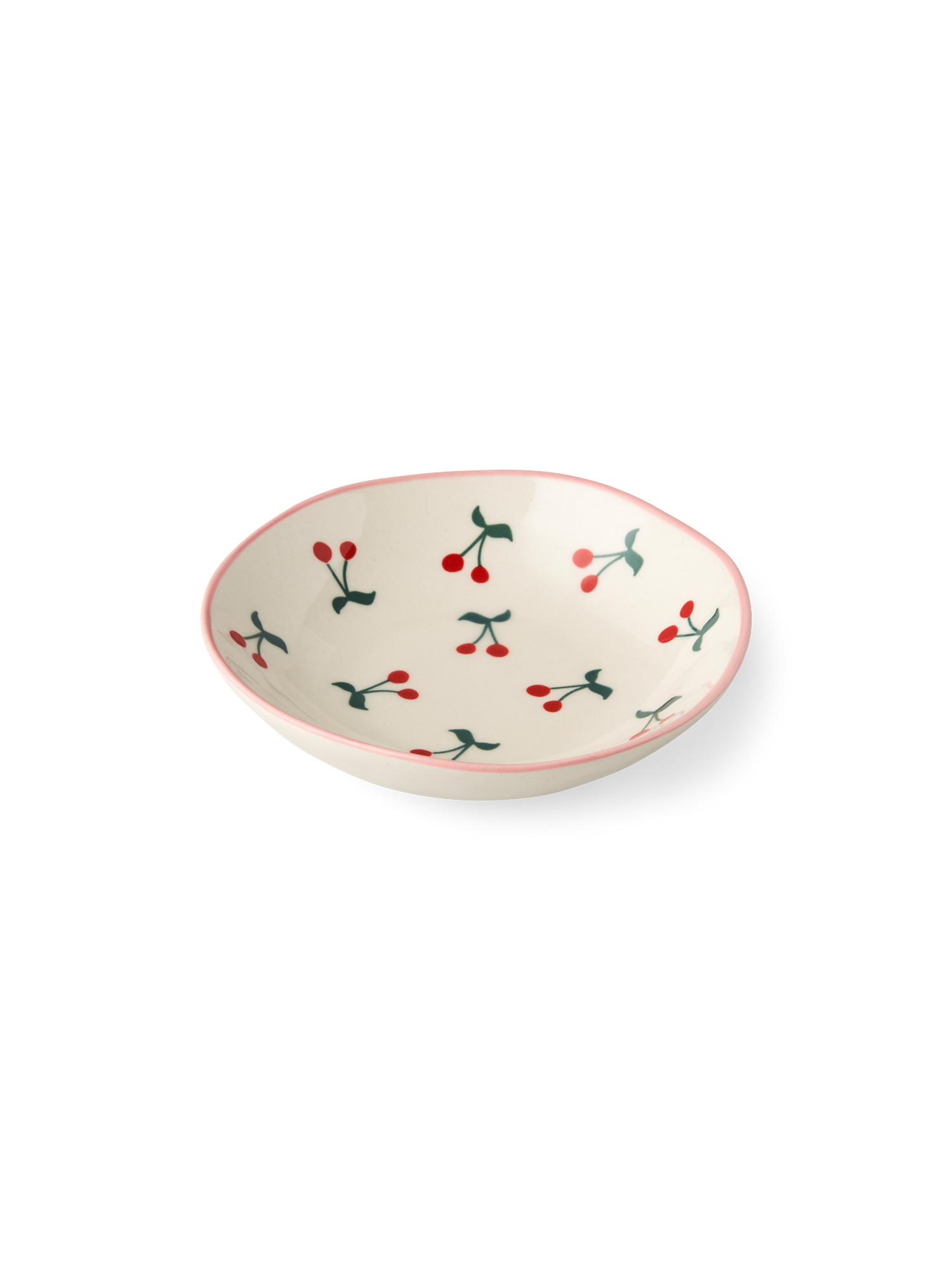 Skål | Stentøj. Ø12 x 3 cm. | Coral