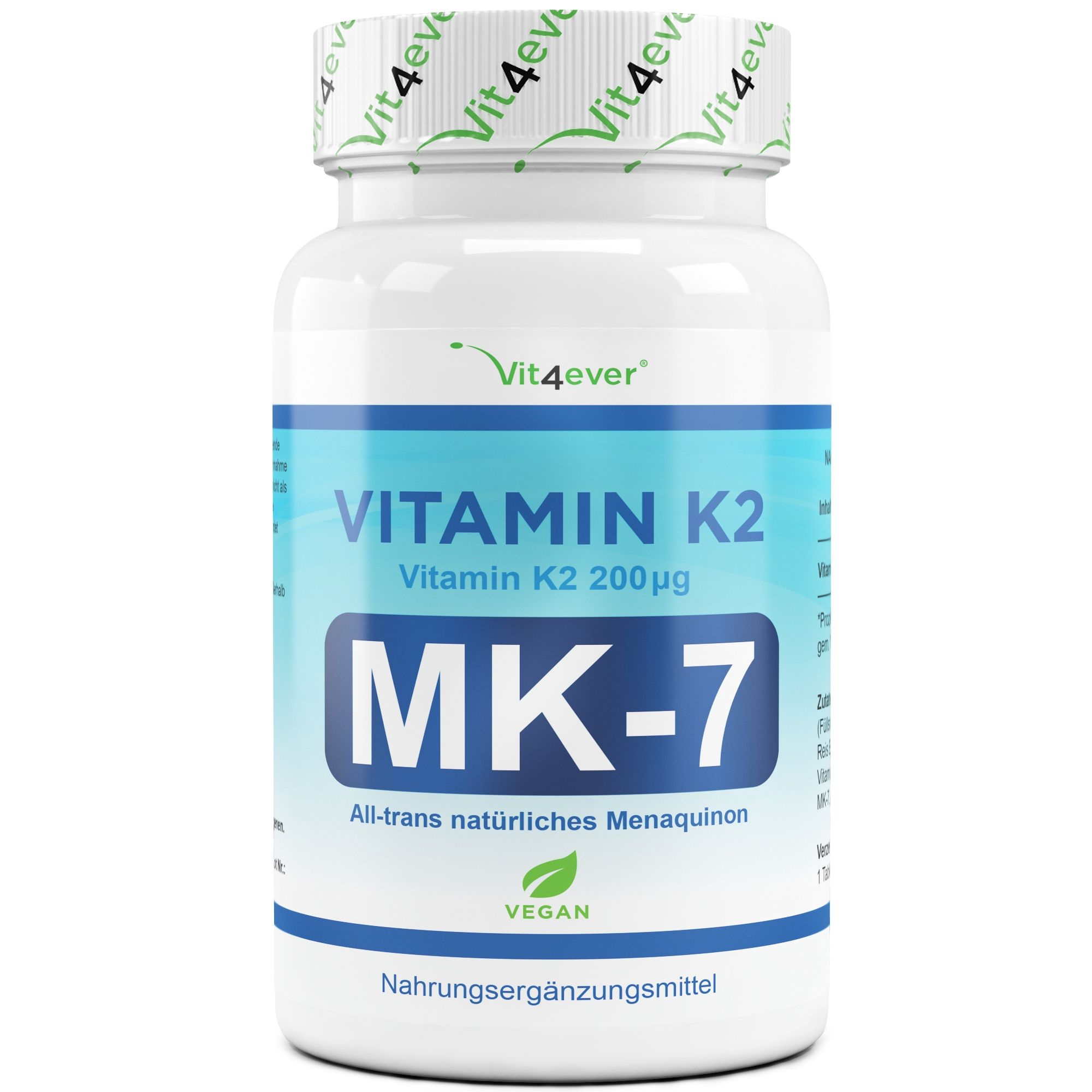 vit4ever Vitamin K2 - K2Vital - Menaquinon MK-7