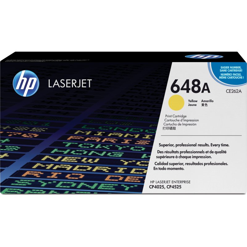 HP 648A toner LaserJet jaune authentique