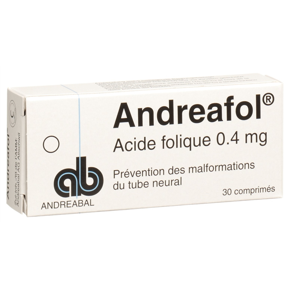 ANDREAFOL Tabl 0.4 mg Blist 30 Stk<br>30 Stück, Blister, Tablette