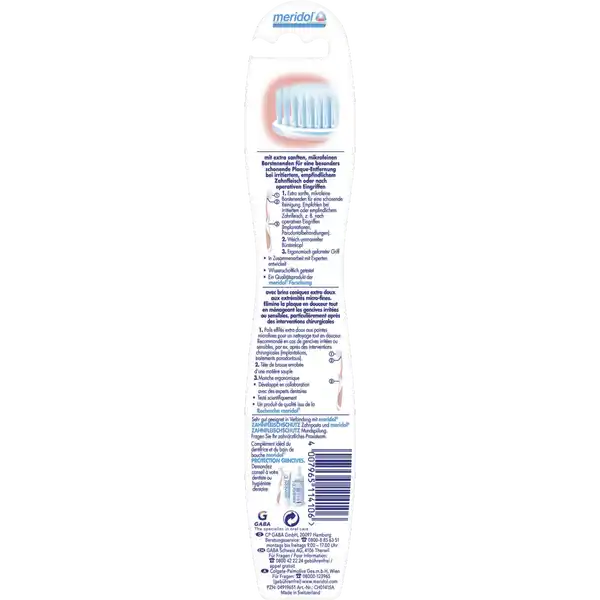 Spezial Kurzkopf Zahnbürste extra sanft