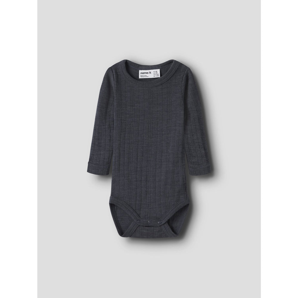 Køb Name It Ombre Blue Wang Uld Needle Body Solid Noos
